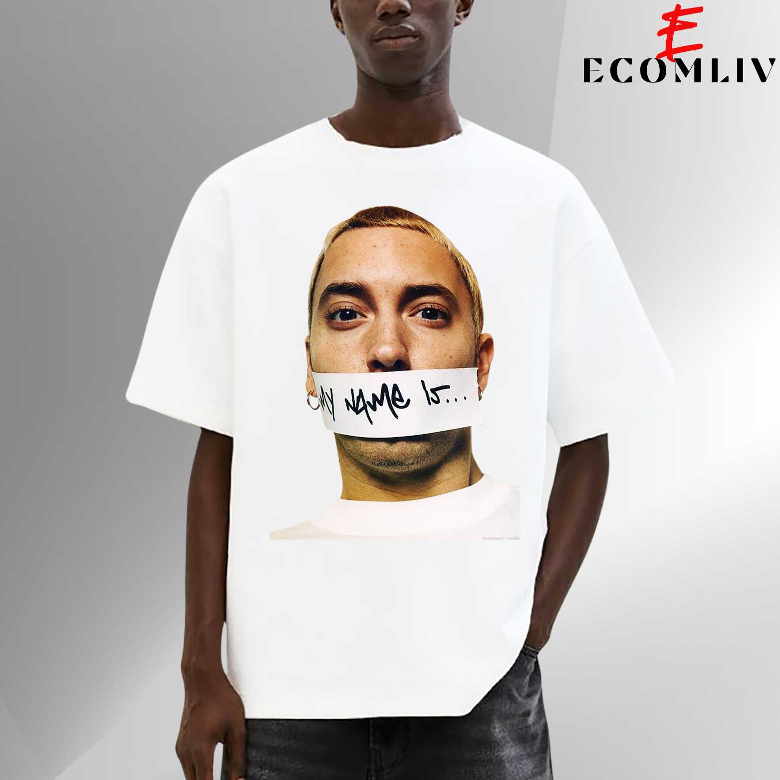 Eminem My Name Is T Shirt, Unisex Hip Hop Tee
